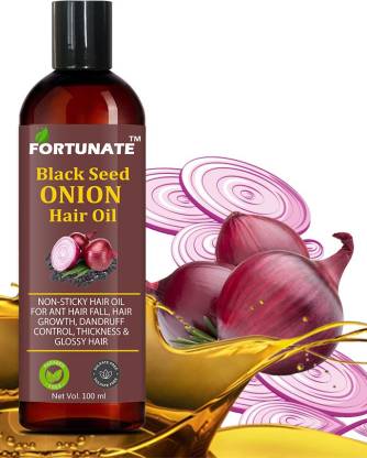 FORTUNATE 100% Result Red Onion Hair Oil( Hair Growth, Thickness,  Stimulating Healthy hair and Hair Regrowth) (for Women and Men) Hair Oil -  Price in India, Buy FORTUNATE 100% Result Red Onion