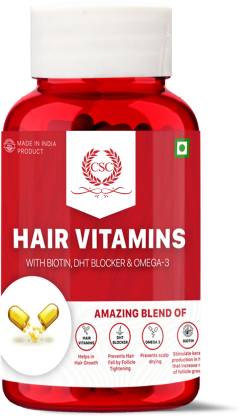 CSC Hair Vitamins with Biotin, DHT Blocker, Omega 3 for Hair Growth &  Hairfall Control Price in India - Buy CSC Hair Vitamins with Biotin, DHT  Blocker, Omega 3 for Hair Growth