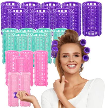 Ghelonadi Hair Rollers Plastic Snap on Curlers for Hairdressing Styling for Girls & Women No Heat Wave Hair Curlers for Salon Multicolor Hair Curler - Price in India, Buy Ghelonadi Hair Rollers Ghelonadi Hair Rollers Plastic Snap on Curlers for Hairdressing Styling for Girls & Women No Heat Wave Hair Curlers for Salon Multicolor Hair Curler - Price in India, Buy Ghelonadi Hair Rollers