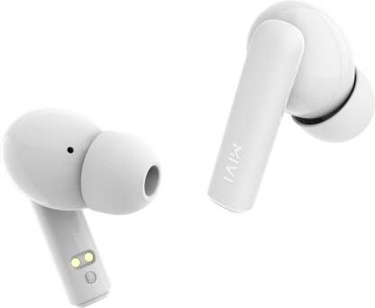 Mivi Duopods F30 with 42 hours battery Fast Charging TWS Bluetooth Headset  (White, True Wireless)