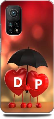 Keycent Back Cover For Mi 10t D P D Loves P Name Letter Alphabet Dp Love Hart Blue Keycent Flipkart Com