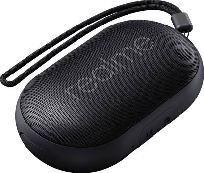 Realme Pocket Speaker with Bass Radiator 3 W Bluetooth Speaker (Classic Black, Stereo Channel)