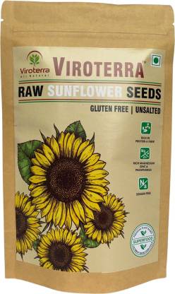 Viroterra All Natural Raw Unsalted Sunflower Seeds Rich in Protein and  Fibre | Healthy Superfood Sunflower Seeds Price in India - Buy Viroterra  All Natural Raw Unsalted Sunflower Seeds Rich in Protein