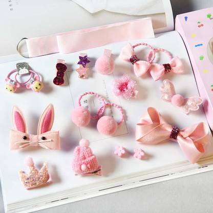SYGA 18Pcs Baby Hair Clip Set For Girl Cute Mini Cartoon Hair Accessories  Gift Set Hair