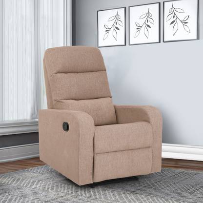 DUROFLEX Fabric Manual Recliner  (Finish Color – BROWN, Knock Down) at Rs. 10062