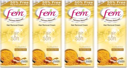 Fem Fairness Naturals Turmeric Hair Removal Cream Fair and Soft Sensitive Skin (4*60Gm) Cream - Price in India, Buy Fem Fairness Naturals Turmeric Hair Removal Cream Fair and Soft Sensitive Skin (4*60Gm) Fem Fairness Naturals Turmeric Hair Removal Cream Fair and Soft Sensitive Skin (4*60Gm) Cream - Price in India, Buy Fem Fairness Naturals Turmeric Hair Removal Cream Fair and Soft Sensitive Skin (4*60Gm)
