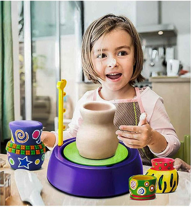 2300 RPM USB Pottery Wheel Craft Mini Clay Making Pottery Machine Ceramic Fai da Te Craft Toy Pottery Machine 
