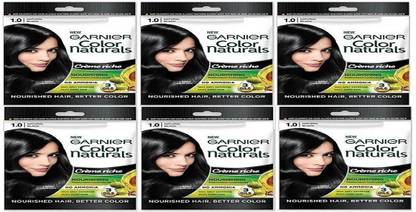 GARNIER Color Natural , Color Naturals Creme Riche Sachet, Shade ,30ml+30g , Natural Black ,(Pack of 6) - Price in India, Buy GARNIER Color Natural , Color Naturals Creme Riche GARNIER Color Natural , Color Naturals Creme Riche Sachet, Shade ,30ml+30g , Natural Black ,(Pack of 6) - Price in India, Buy GARNIER Color Natural , Color Naturals Creme Riche