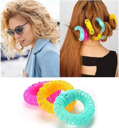 AKADO plastic Spring Hair Curler Roller Heat Spiral Hair Roller And Hair Curler For Curling For Girls And Women Hairs multicolor pack on 6 pcs Hair Curler - Price in India, Buy AKADO plastic Spring Hair Curler Roller Heat Spiral Hair Roller And Hair Curler For Curling For Girls And Women Hairs multicolor pack on 6 pcs Hair Curler - Price in India, Buy