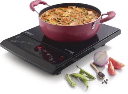 Usha CJ1600XPC 1600 w Induction Cooktop  (Red, Black, Push Button)