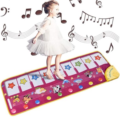 Funny Game Carpet Musical Mat Toys Touch Play Learning Singing Piano Mat for Kids Early Education Toys Piano Play Mat 