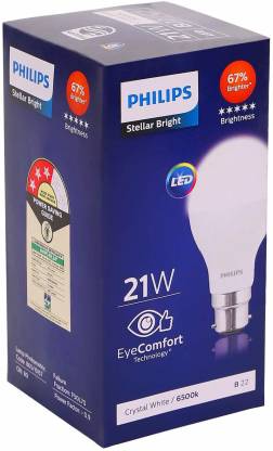 PHILIPS 21 W B22 LED Bulb Price in India - Buy PHILIPS 21 Round B22 LED Bulb online at Flipkart.com