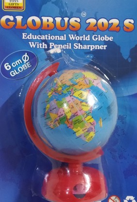 Castle Toy Learning & Development Blue Inflatable World Globe 