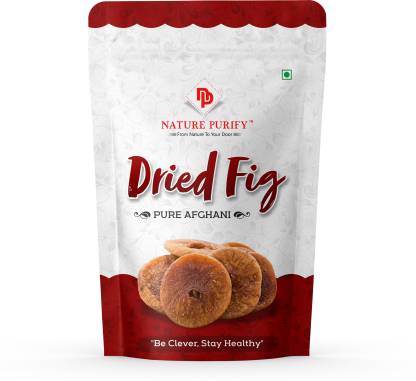 Nature Purify Premium Afghani Anjeer | Dried Figs | Value Pack Pouch 500g Figs  (500 g)