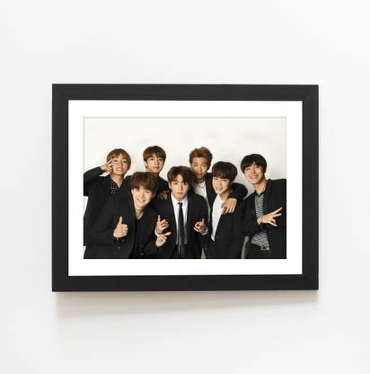 Bts Wall Poster Frame For Decor Room Home Study Office Gift Framed Fine Art Print Music Personalities Posters In India Film - Bts Home Decor Bts Wall Poster Frame For Decor Room Home Study Office Gift Framed Fine Art Print Music Personalities Posters In India Film - Bts Home Decor