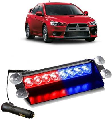 Ascension 8 Led Police Car Flashing Lights For Mitsubishi Lancer Interior Light 12 V 35 W In India Led Police Car Flashing Lights