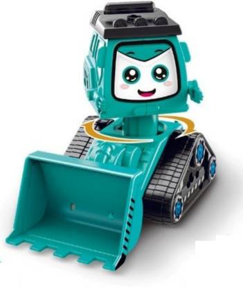 TOYICO! Unbreakable Robot Truck Push & Go Construction | Toy JCB ,  Bulldozer Mini Cartoon Truck Toy for Kids - Unbreakable Robot Truck Push &  Go Construction | Toy JCB , Bulldozer