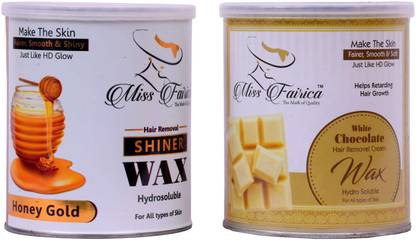 Miss Fairica Honey Gold Shiner Wax 800g. + White Chocolate Shiner Wax 800g. (pack of 2) For All Skin Types Wax - Price in India, Buy Miss Fairica Honey Gold Shiner Wax Miss Fairica Honey Gold Shiner Wax 800g. + White Chocolate Shiner Wax 800g. (pack of 2) For All Skin Types Wax - Price in India, Buy Miss Fairica Honey Gold Shiner Wax