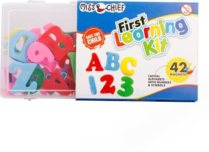 Miss & Chief Magnetic alphabets for kids(42 Pcs.) Price in ...