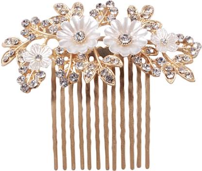 Vogue Hair Accessories Wedding Party Fancy Comb Hair Clip Price in India -  Buy Vogue Hair Accessories Wedding Party Fancy Comb Hair Clip online at  