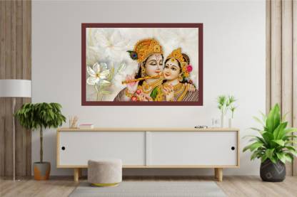 skgraphics 60 cm Radha-krishna on white background Waterproof wallpaper/poster  (pvc vinyl multicolor decorative sticker size:-90x60cm) Self Adhesive  Sticker Price in India - Buy skgraphics 60 cm Radha-krishna on white  background Waterproof wallpaper ...