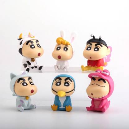 Mubco Shin Chan Cartoon Characters 6 Mini Model Statue Toys Action Figure  Collectable | Cake Topper Decoration Showpiece Toys For Kids - Shin Chan  Cartoon Characters 6 Mini Model Statue Toys Action
