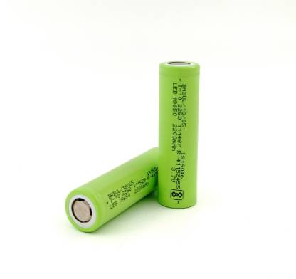 bahulya Li-ion _2200_mAh 18650 3.7v Rechargeable Pack of 2   Battery