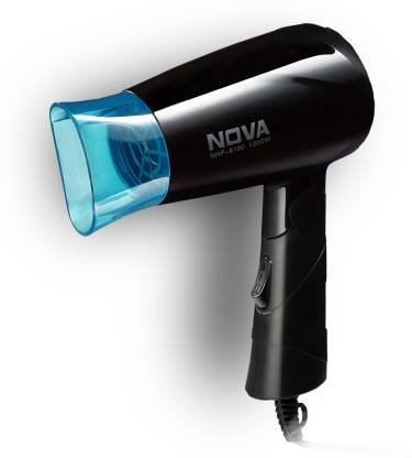 NOVA NHP 8100/05 Hair Dryer  (1200 W, Black, Blue)