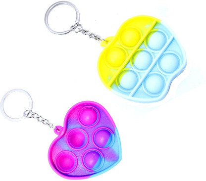 Push Pop Keychain Toy Stress Reliever 