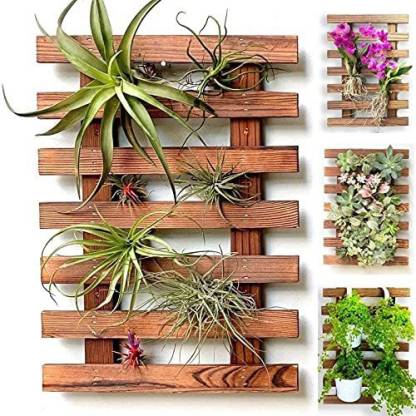 Wall Planter Wooden Hanging, Wooden Wall Plant Pot Holder