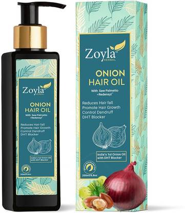Zoyla Herbal Onion Hair Oil 200ML with Redensyl & DHT Blocker to Reduce Hair Fall Promote Hair Growth Hair Oil - Price in India, Buy Zoyla Herbal Onion Hair Oil 200ML with Zoyla Herbal Onion Hair Oil 200ML with Redensyl & DHT Blocker to Reduce Hair Fall Promote Hair Growth Hair Oil - Price in India, Buy Zoyla Herbal Onion Hair Oil 200ML with