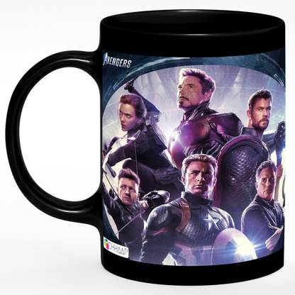 chhaap avengers logo hawkeyw the hulk iron man nick fury caption america thor widow printed microwave safe ceramic coffee tea milk for friend brother sister boys kids ceramic coffee mug price in
