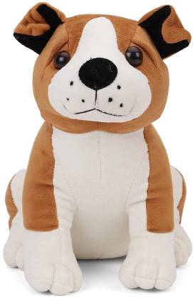 Meow Billi Fiber Filled Cotton Stuffed Animal & Cartoon Bulldog Puppy Extra  Soft Toy of Plush
