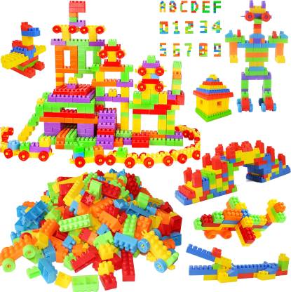 latex 256+ Pcs Building Blocks Toy Set Creative Learning Educational & Intellectual Block Toys For Kids Boys and Girls