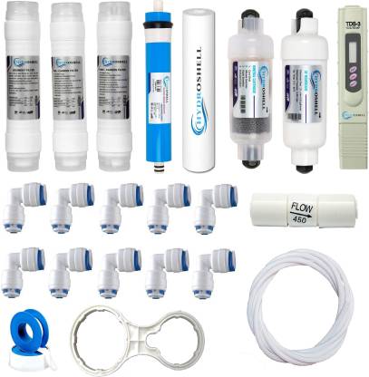 Hydroshell RO Service kit of membrane & filter for All Type Of Water Purifier String Filter Cartridge