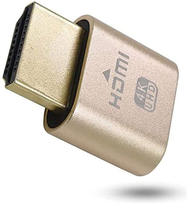 HDMI-compatible 4K DDC EDID Dummy Emulator Virtual Display for BTC Mining @AK 