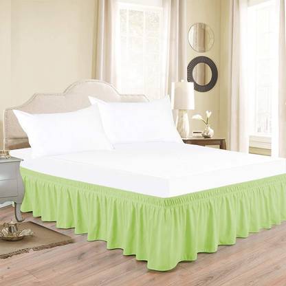 Mammayo Fitted King Size Bed Skirt In India At Flipkart Com Mammayo Fitted King Size Bed Skirt, Bedskirts For King Size Beds