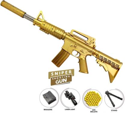 Halo Nation Airsoft Gun Toy Golden Gun M4 1 M24 Toy Gun With Plastic Bullets