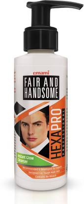 FAIR AND HANDSOME Hexapro Professional Deep Action Instant Glow Cleanser|No Bleach  (120 g)
