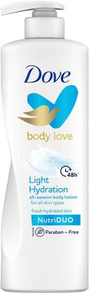 DOVE Body Love Light Hydration Body Lotion Paraben Free