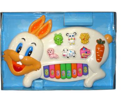 Uttam Toys Rabbit Piano with Music & Lightings with Animal Sounds for Small  Kids - Rabbit Piano with Music & Lightings with Animal Sounds for Small  Kids . shop for Uttam Toys