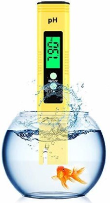 Water Quality Tester Pen with 0-14 PH Measurement Range Digital PH Meter Pool and Aquarium Water Testers for Drinking Water Yellow 0.01 High Accuracy for Household Drinking 