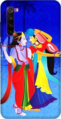 Kotuku Back Cover for Mi Redmi Note 8 Printed Radha Krishna, Lord Krishna  Back Cover - Kotuku : 