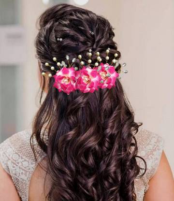 RAYCOLLECTION PINK-WHITE SHADED HAIR PIN/JUDA PIN FOR WEDDING/ENGAGEMENT/ PARTY Bun Clip Price in India - Buy RAYCOLLECTION PINK-WHITE SHADED HAIR PIN/JUDA PIN FOR WEDDING/ENGAGEMENT/PARTY Bun Clip online at RAYCOLLECTION PINK-WHITE SHADED HAIR PIN/JUDA PIN FOR WEDDING/ENGAGEMENT/ PARTY Bun Clip Price in India - Buy RAYCOLLECTION PINK-WHITE SHADED HAIR PIN/JUDA PIN FOR WEDDING/ENGAGEMENT/PARTY Bun Clip online at