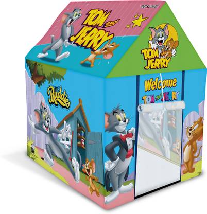 Miss & Chief by Flipkart Tom and Jerry Licensed Tent House  (Grey)