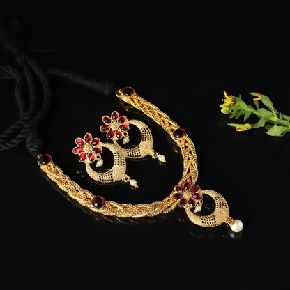 brass jewel set flipkart