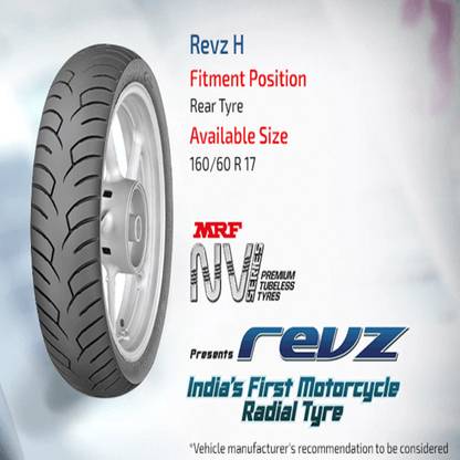 Mrf 160 60r17 160 60r17 Rear Two Wheeler Tyre Price In India Buy Mrf 160 60r17 160 60r17 Rear Two Wheeler Tyre Online At Flipkart Com
