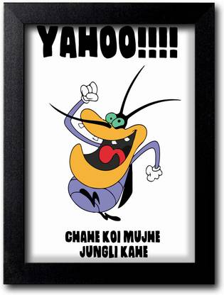 Blue Nexus Oggy Cockroaches Funny Cartoon Posters Wall Poster with Wall Frame Wall Stickers Room Art Poster_FBNWPK190 Digital Reprint 12 inch x 9 inch Painting Price in India - Buy Blue Nexus Blue Nexus Oggy Cockroaches Funny Cartoon Posters Wall Poster with Wall Frame Wall Stickers Room Art Poster_FBNWPK190 Digital Reprint 12 inch x 9 inch Painting Price in India - Buy Blue Nexus