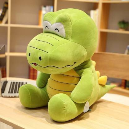 Wrodss Soft Toys Cartoon Characters Plush Toys Best Soft Toy Big Size  (Multi Color) (Crocodile-Green-35Cm) - 35 cm - Soft Toys Cartoon Characters  Plush Toys Best Soft Toy Big Size (Multi Color) (