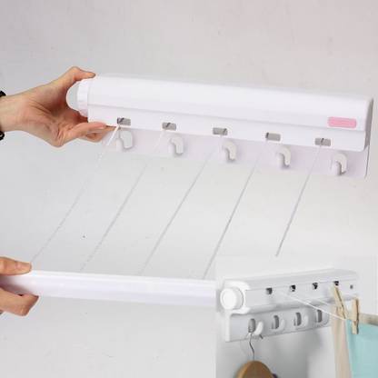 Vpllex Plastic Wall Cloth Dryer Stand Mounted Clothes Line Retractable Laundry Hanger Indoor Outdoor Drying Rack Clothesline Rope In India - Wall Mounted Laundry Drying Rack Outdoor Vpllex Plastic Wall Cloth Dryer Stand Mounted Clothes Line Retractable Laundry Hanger Indoor Outdoor Drying Rack Clothesline Rope In India - Wall Mounted Laundry Drying Rack Outdoor